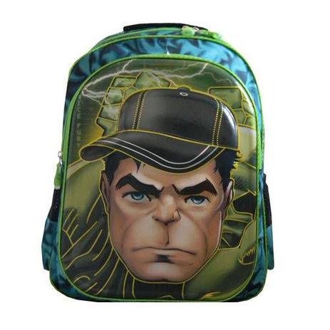 Mochila Infantil Meninos Verde Super Herói Costas Aulas 2019 - Verde - M - Outras marcas Menor preço em Mochila Infantil Meninos Verde Super Herói Costas Aulas 2019 - Verde - M - Outras marcas