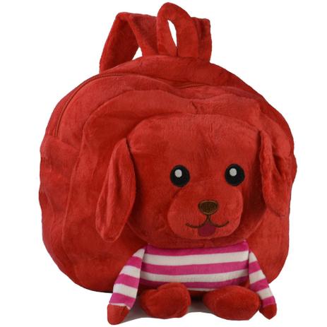 Mochila infantil Pelucia 3D Cachorro Vermelho CBRN07356 - Adventure brasil Menor preço em Mochila infantil Pelucia 3D Cachorro Vermelho CBRN07356 - Adventure brasil