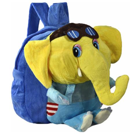 Mochila infantil Pelucia 3D elefante óculos azul CBRN07530 - Adventure brasil Menor preço em Mochila infantil Pelucia 3D elefante óculos azul CBRN07530 - Adventure brasil
