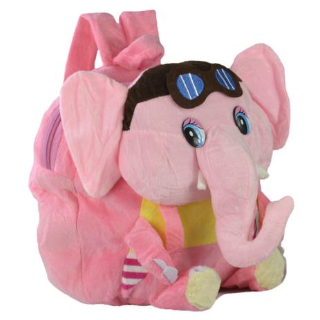 Mochila infantil Pelucia 3D elefante óculos rosa CBRN07554 - Adventure brasil Menor preço em Mochila infantil Pelucia 3D elefante óculos rosa CBRN07554 - Adventure brasil
