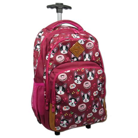 Mochila Juvenil Escolar Feminina Pug Sweety Notebook Fuseco Menor preço em Mochila Juvenil Escolar Feminina Pug Sweety Notebook Fuseco
