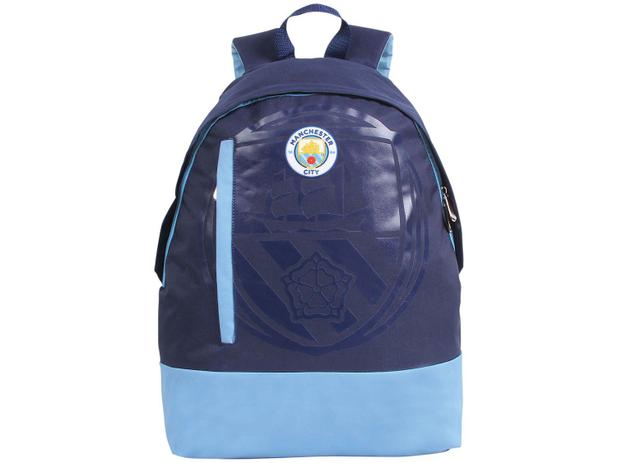 Menor preço em Mochila Juvenil Escolar Masculina Futebol - Tam. G DMW Sports Manchester City Azul