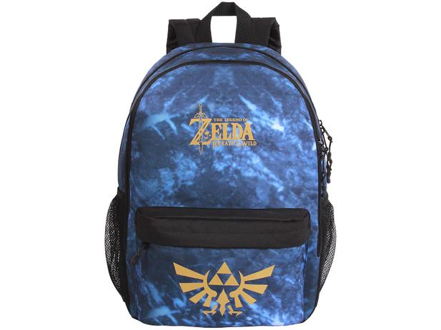 Mochila Juvenil Escolar Masculina Tam. G DMW Geek - Nintendo Legend Of Zelda Azul e Preta Menor preço em Mochila Juvenil Escolar Masculina Tam. G DMW Geek - Nintendo Legend Of Zelda Azul e Preta