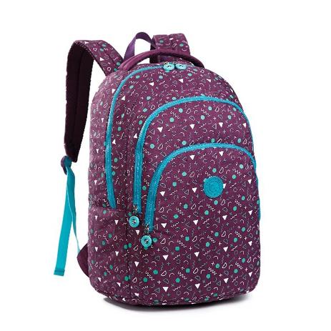 Mochila Juvenil Feminina Estampada Denlex DL0390 Violeta Menor preço em Mochila Juvenil Feminina Estampada Denlex DL0390 Violeta