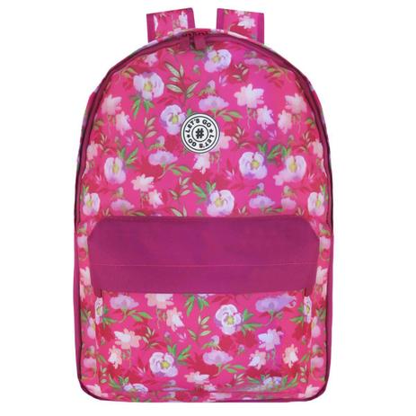 Mochila Juvenil Flores,  Pink, Lets Go! é boa?