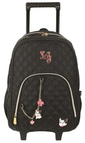 Mochila juvenil lili july preto - Santino Menor preço em Mochila juvenil lili july preto - Santino