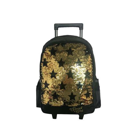 Mochila Juvenil Viedma Com Rodas Sweet Girl Dourada - SANTINO é boa?
