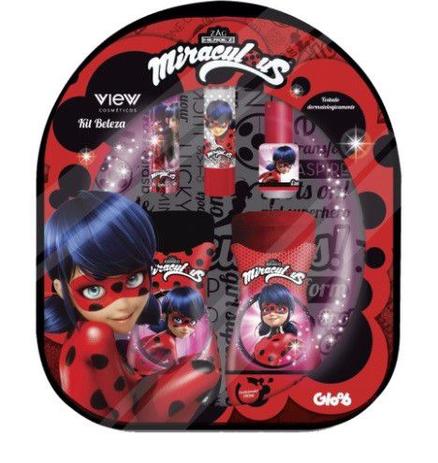 Mochila kit beleza infantil Miraculous - View cosmeticos eireli Menor preço em Mochila kit beleza infantil Miraculous - View cosmeticos eireli