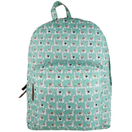 Mochila Lenna's Print's Lhama Verde Menor preço em Mochila Lenna's Print's Lhama Verde