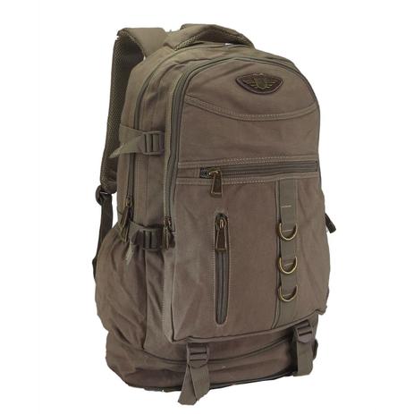 Mochila Lona Forrada Bolso Reforçada 50 L Ideal Viagem e Acampamentos - Keuven Menor preço em Mochila Lona Forrada Bolso Reforçada 50 L Ideal Viagem e Acampamentos - Keuven