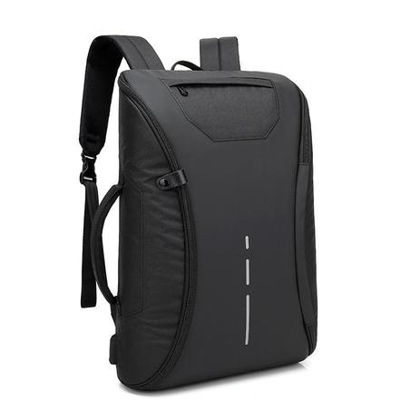 Mochila Mala Bolsa Anti Furto Preta Alça Lateral Notebook USB Viagem Impermeável - Thata esportes Menor preço em Mochila Mala Bolsa Anti Furto Preta Alça Lateral Notebook USB Viagem Impermeável - Thata esportes