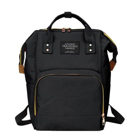 Mochila Mala Bolsa Maternidade Multiuso Multifuncional Mamadeira Preto - Tht é boa?