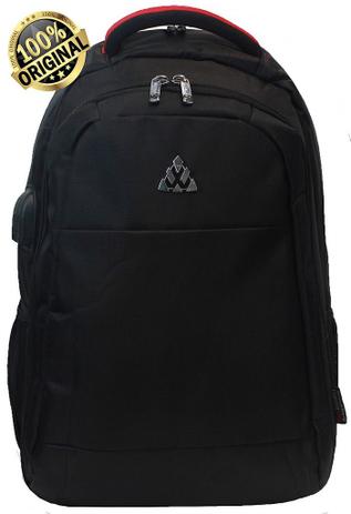 Menor preço em Mochila Masculina Impermeável Notebook Usb Saída Fone Executiva Grande Preta Feminina - Biao wang