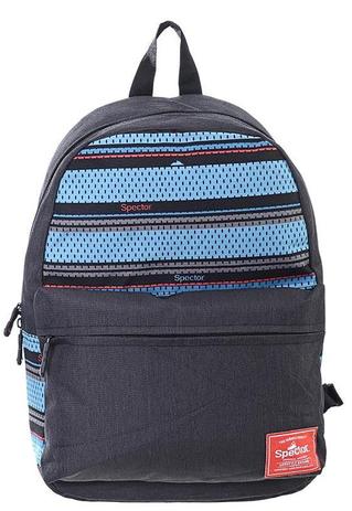 Mochila Masculina Stripe em Poliéster Spector Preta e Azul é boa?