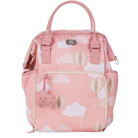 Mochila Maternidade Multifuncional Balão Rosa - Momole bolsas Menor preço em Mochila Maternidade Multifuncional Balão Rosa - Momole bolsas