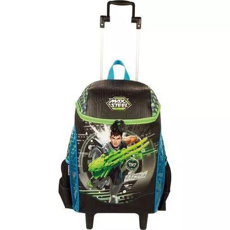 Mochila Max Steel Rodinhas Tam G 19y Sestini Lançamento 2019 Menor preço em Mochila Max Steel Rodinhas Tam G 19y Sestini Lançamento 2019