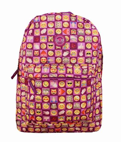 Mochila Menina Escolar Juvenil Emoticon Emoji Quadriculado - Clio style Menor preço em Mochila Menina Escolar Juvenil Emoticon Emoji Quadriculado - Clio style