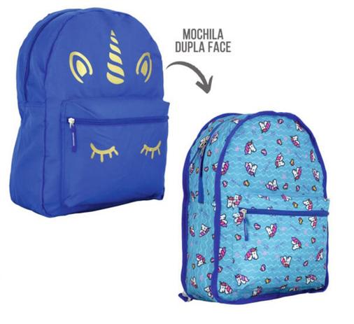 Mochila Menina Escolar Unicórnio Juvenil Dupla Face - Clio style Menor preço em Mochila Menina Escolar Unicórnio Juvenil Dupla Face - Clio style