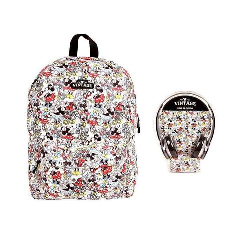 Mochila Minnie Vintage Com Fone De Ouvido 30153 Dermiwil Menor preço em Mochila Minnie Vintage Com Fone De Ouvido 30153 Dermiwil