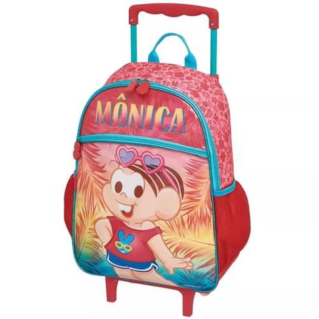 Mochila Monica Verão Rosa Rodinhas Tam G Pacific 2019 Menor preço em Mochila Monica Verão Rosa Rodinhas Tam G Pacific 2019