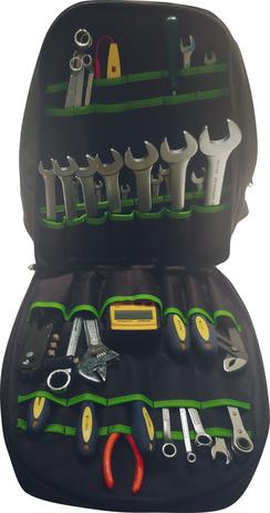 Mochila p/ ferramentas com diversas divisórias. Super resistente! Uso profissional! Cor verde - Aflmix Menor preço em Mochila p/ ferramentas com diversas divisórias. Super resistente! Uso profissional! Cor verde - Aflmix