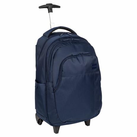 Mochila p/Notebook c/Carrinho Telescópico Azul Marinho Easy Sestini Menor preço em Mochila p/Notebook c/Carrinho Telescópico Azul Marinho Easy Sestini