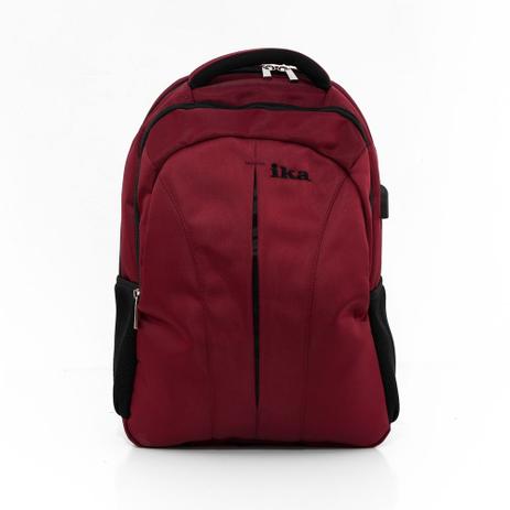 Mochila p/ Notebook Style Vermelha e Preta Ika MC2203 Menor preço em Mochila p/ Notebook Style Vermelha e Preta Ika MC2203