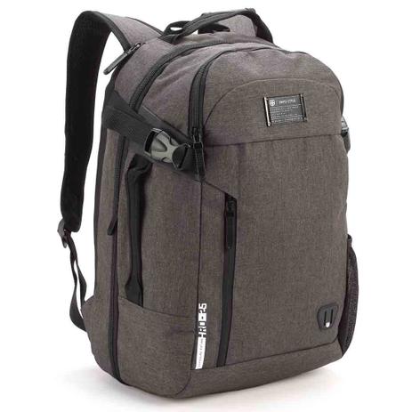 Mochila para Notebook 17 Polegadas Swiss Style Chumbo ML15440-CH Menor preço em Mochila para Notebook 17 Polegadas Swiss Style Chumbo ML15440-CH