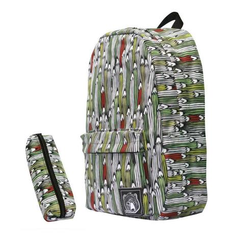 Mochila Polaris + Estojo Escolar Lápis Retrô é boa?