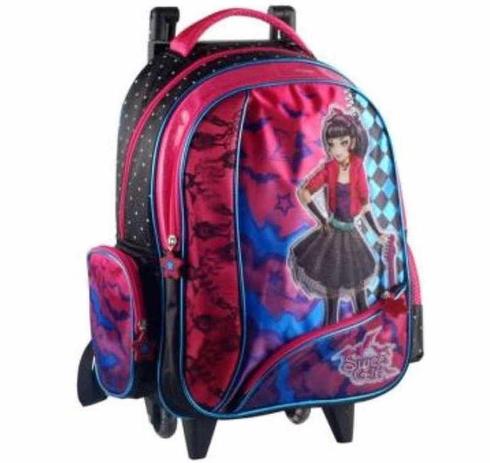 Mochila Poliéster Com Rodas Sweet Girl Preta Sgc500801 - Santino Menor preço em Mochila Poliéster Com Rodas Sweet Girl Preta Sgc500801 - Santino