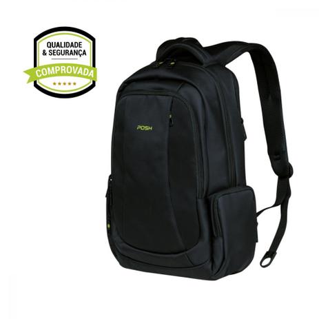 Mochila Posh para Notebook 15.6 Antifurto, Bolso Secreto, Dual Zipper, Nylon de Alta Resistência, Resistente à Água e a Cortes - Journey (PBPJ15) Menor preço em Mochila Posh para Notebook 15.6 Antifurto, Bolso Secreto, Dual Zipper, Nylon de Alta Resistência, Resistente à Água e a Cortes - Journey (PBPJ15)