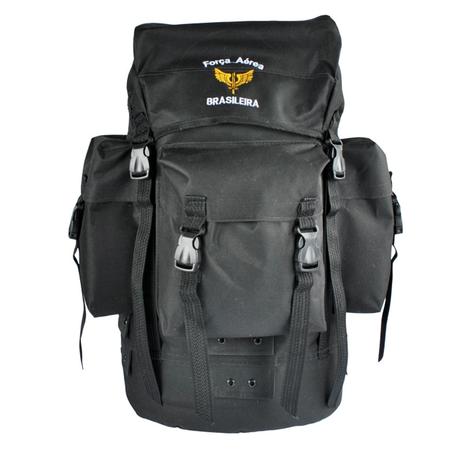 Mochila PQDT Bordado Brasão FAB Preta - Mundo do militar Menor preço em Mochila PQDT Bordado Brasão FAB Preta - Mundo do militar
