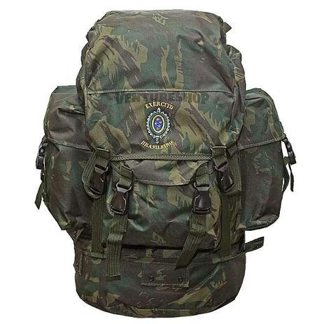 Mochila PQDT com Brasão do Exército Treme Terra - Camuflada Menor preço em Mochila PQDT com Brasão do Exército Treme Terra - Camuflada