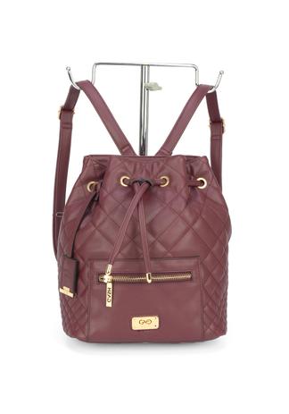 Mochila Saco Feminina Gash Vinho BS69115 Menor preço em Mochila Saco Feminina Gash Vinho BS69115