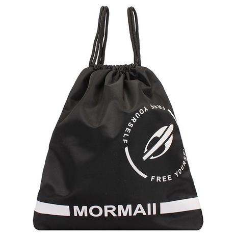 Mochila Saco Nylon Preta e Branca Com Estampa Mormaii Menor preço em Mochila Saco Nylon Preta e Branca Com Estampa Mormaii