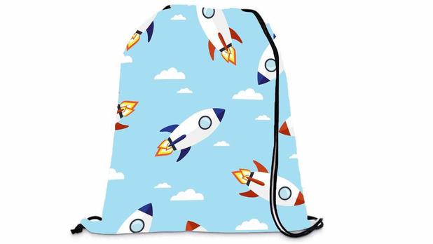 Mochila Saco Personalizada Infantil Meninos Foguetes - DELUZZ - Mochilas e  Pastas - Magazine Luiza