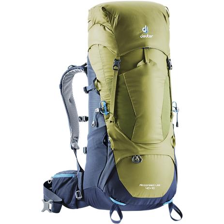 Mochila Semi Cargueira Deuter Aircontact Lite 40+10 2018 para Trekking Verde e Azul Menor preço em Mochila Semi Cargueira Deuter Aircontact Lite 40+10 2018 para Trekking Verde e Azul
