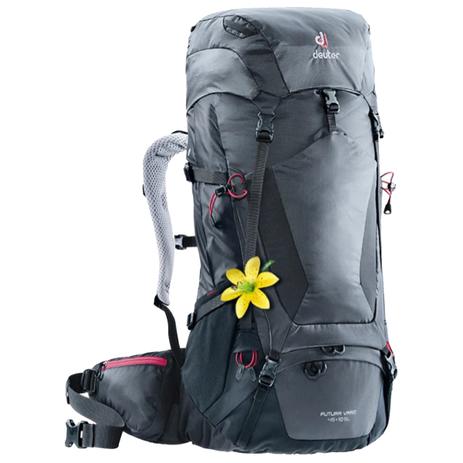 Mochila Semi-Cargueira Deuter Futura Vario 45+10 SL 2018 para Trekking Cinza e Preto Menor preço em Mochila Semi-Cargueira Deuter Futura Vario 45+10 SL 2018 para Trekking Cinza e Preto