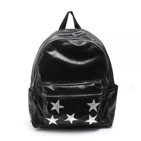 Mochila Unissex Estrela Couro Legítimo MM663 Preto MANTOAN Menor preço em Mochila Unissex Estrela Couro Legítimo MM663 Preto MANTOAN