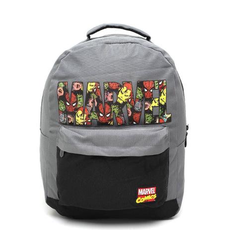 Mochila Xeryus Marvel Comics Teen Cinza - cinza Menor preço em Mochila Xeryus Marvel Comics Teen Cinza - cinza