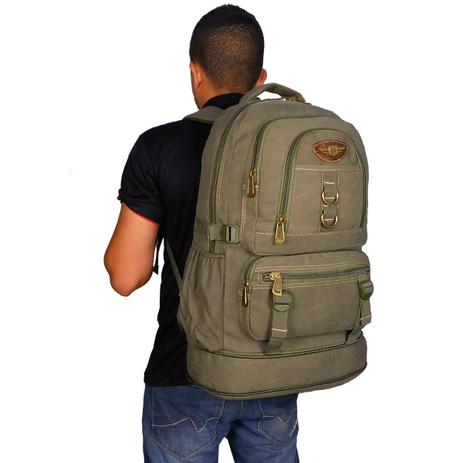Mochilas De Viagem Camping 50L Em Lona Reforçada Expansiva - KVN Menor preço em Mochilas De Viagem Camping 50L Em Lona Reforçada Expansiva - KVN