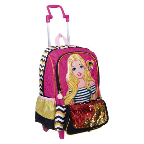 Mochilete grande barbie 19z - Sestini Menor preço em Mochilete grande barbie 19z - Sestini