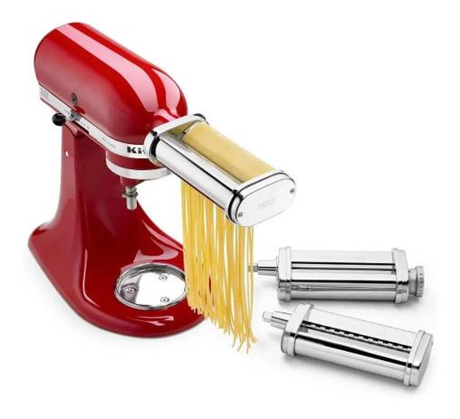 Modelador de massas Set Pasta Roller Kitchenaid Batedeira Stand Mixer Artisan - KIN01CX Menor preço em Modelador de massas Set Pasta Roller Kitchenaid Batedeira Stand Mixer Artisan - KIN01CX