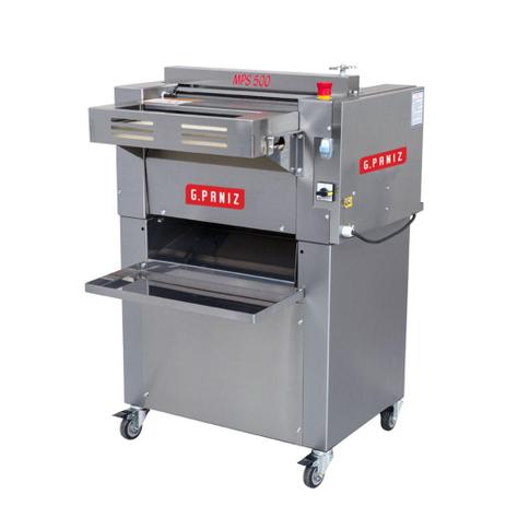 Modeladora de pães gpaniz 50cm em inox com pedestal mps500 220v Menor preço em Modeladora de pães gpaniz 50cm em inox com pedestal mps500 220v