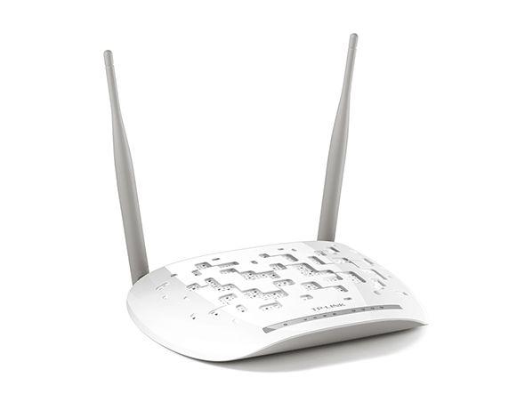 Modem + Roteador TP-Link TD-W8961N Wireless 300Mbps 4 portas 10/100Mbps 2 Antenas Fixas 5dBi Menor preço em Modem + Roteador TP-Link TD-W8961N Wireless 300Mbps 4 portas 10/100Mbps 2 Antenas Fixas 5dBi