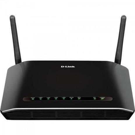 Modem Roteador Wireless 300MBPS DSL-2740E Preto D-LINK Menor preço em Modem Roteador Wireless 300MBPS DSL-2740E Preto D-LINK