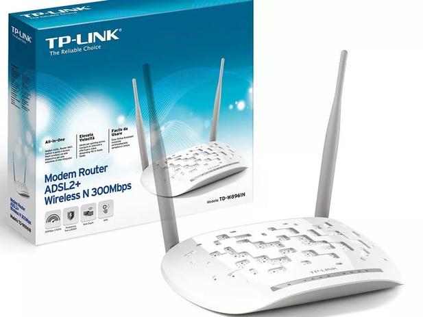 Modem Roteador Wireless N Adsl2+ 300mbps Tp-link Td-w 8961n Menor preço em Modem Roteador Wireless N Adsl2+ 300mbps Tp-link Td-w 8961n