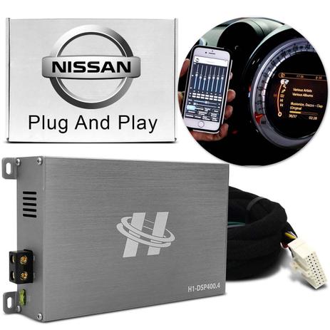 Módulo Amplificador Hurricane H1-DSP400.4 400W RMS 4 Canais 4 Ohms + Chicote Plug and Play Nissan Menor preço em Módulo Amplificador Hurricane H1-DSP400.4 400W RMS 4 Canais 4 Ohms + Chicote Plug and Play Nissan