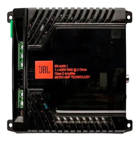 Módulo Amplificador Jbl BR-A400.1 400wRms 1 Canal 2 Ohms - Harman Menor preço em Módulo Amplificador Jbl BR-A400.1 400wRms 1 Canal 2 Ohms - Harman