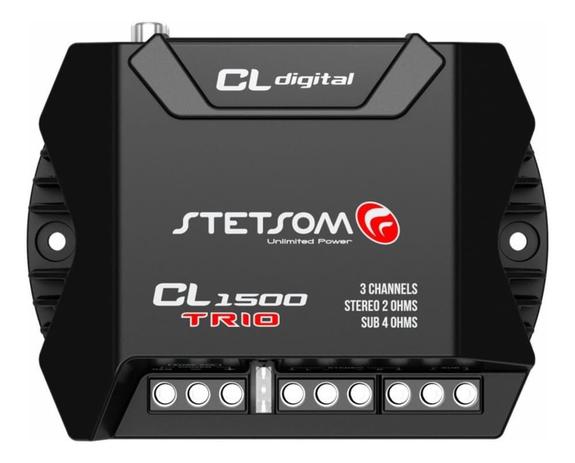 Módulo Amplificador Potencia Barra Stetsom Cl 1500 Trio 3 Canais Mono Stereo 400W RMS Menor preço em Módulo Amplificador Potencia Barra Stetsom Cl 1500 Trio 3 Canais Mono Stereo 400W RMS